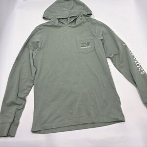Vineyard Vines boys' hooded whale tee size S